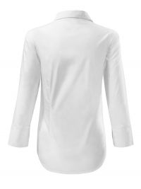 Preiswerte 3/4-Arm Bluse in Weiß